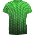 thumbnail image 2 of Halloween Green Earth Dragon Scales Costume All Over Mens T Shirt, 2 of 2