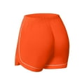 thumbnail image 6 of CheerKidz Elastic Waist Shorts for Women's Summer Fashion Solid Color Side Split Sports Shorts Fashion Beach Pants Summer Clothes(Orange,XL), 6 of 6