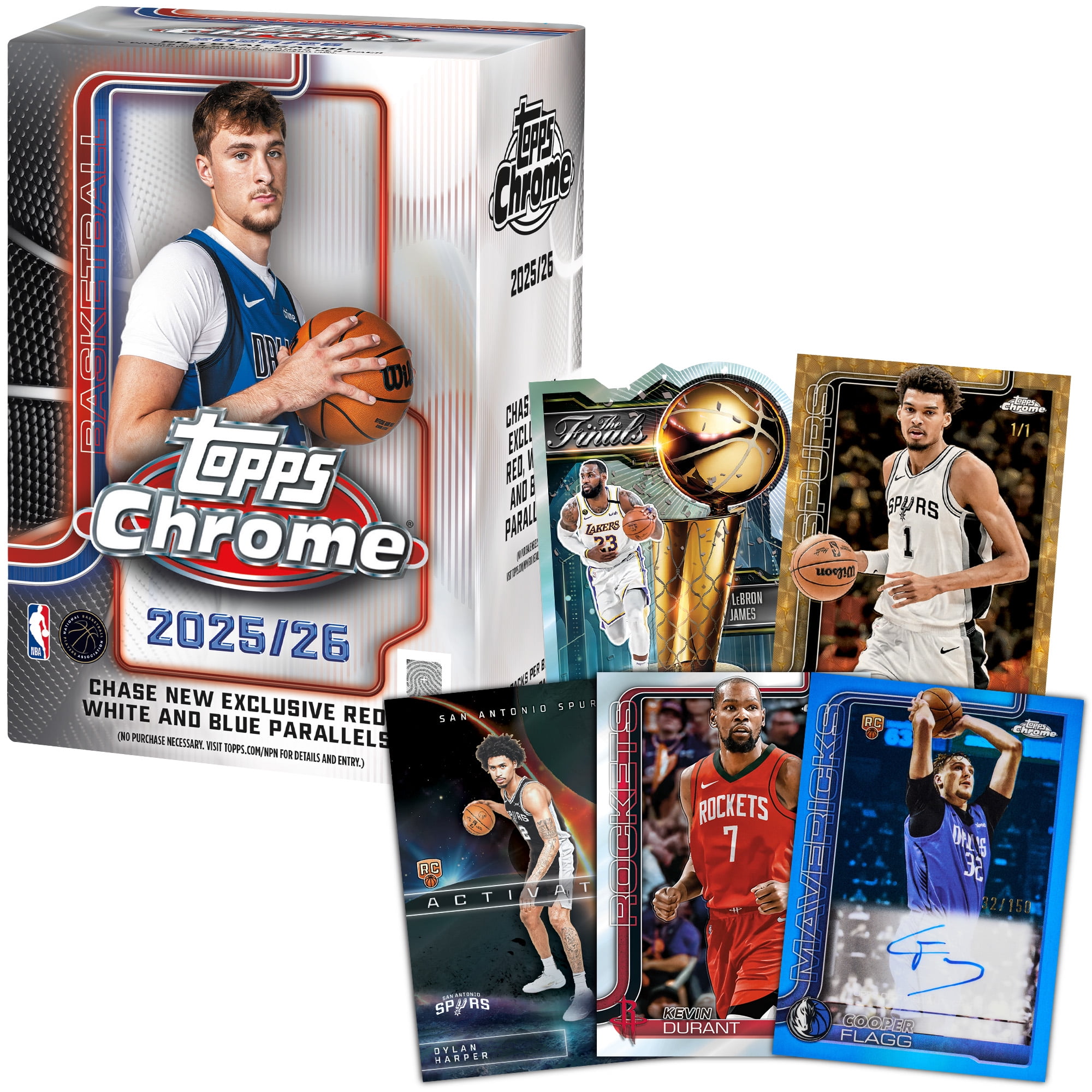 2025-26 Topps Chrome Basketball - Factory Sealed - Value Box