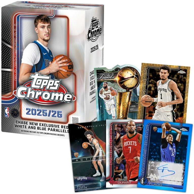 2025-26 Topps Chrome Basketball - Factory Sealed - Value Box