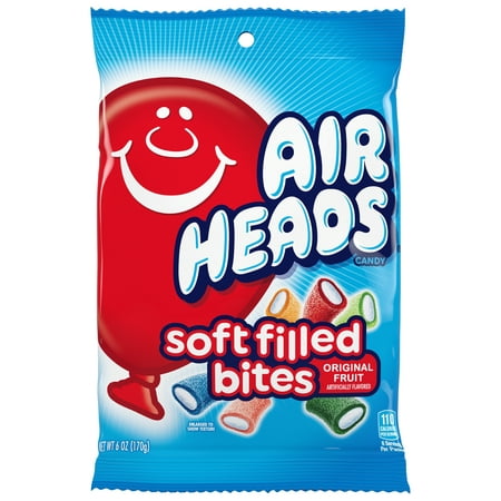 Airheads Soft Filled Bites 6oz Bag - Box of 12