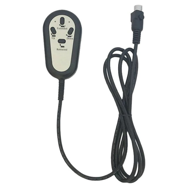 Methold Controlador manual multifuncional que ajusta los controladores de control remoto convenientes Accesorio reclinable para silla elevadora Videojuegos y accesorios pluma recta