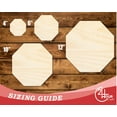 thumbnail image 3 of Unfinished Wood Octagon Shape 20" / 1/8", 3 of 3