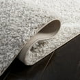 thumbnail image 5 of SAFAVIEH Tahoe Thelma Quatrefoil Shag Area Rug, 8' x 10', Silver/White, 5 of 8