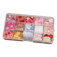 thumbnail image 4 of Crepe Cloth Patchwork Fabric Japanese Style for Birthday Thanksgiving Decor B, 4 of 8