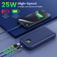 thumbnail image 4 of Cargador portátil PowerBank 40.800mAh con 2 cables integrados, 4 of 7