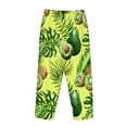 thumbnail image 5 of Sigee Kiwi and Avocado Print Women's Soft Pajama Pants - Breathable and Comfortable Lounge Sleep Bottoms with Elastic Waistband and Pockets-X-Large, 5 of 9