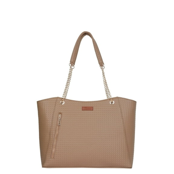 Sishka Taupe Satchel Handbag – Women’s Vegan Leather Tote with Top Handle & Shoulder Bag for Daily Use, Work, Office & Travel