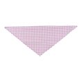 thumbnail image 1 of Greeniant Plaid Slobber Bufanda Algodón Triangular Mascota Toalla Decoración Suministros Verde Ropa para mascotas Violeta, 1 of 6