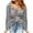 Gray, variant on asdoklhq Womens Plus Size Long Blouses,Women's Summer Shirts Zip Casual Tunic V-Neck Rollable Blouse Tops T-Shirt