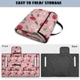 thumbnail image 4 of Uorisanigo Golf Cart Seat Covers for 2 Person Seats, Universal Flowers Cherry Pink Golf Cart Seat Towel Blanket Accessories with 4 Front Pockets, All-Season Protection, 4 of 6