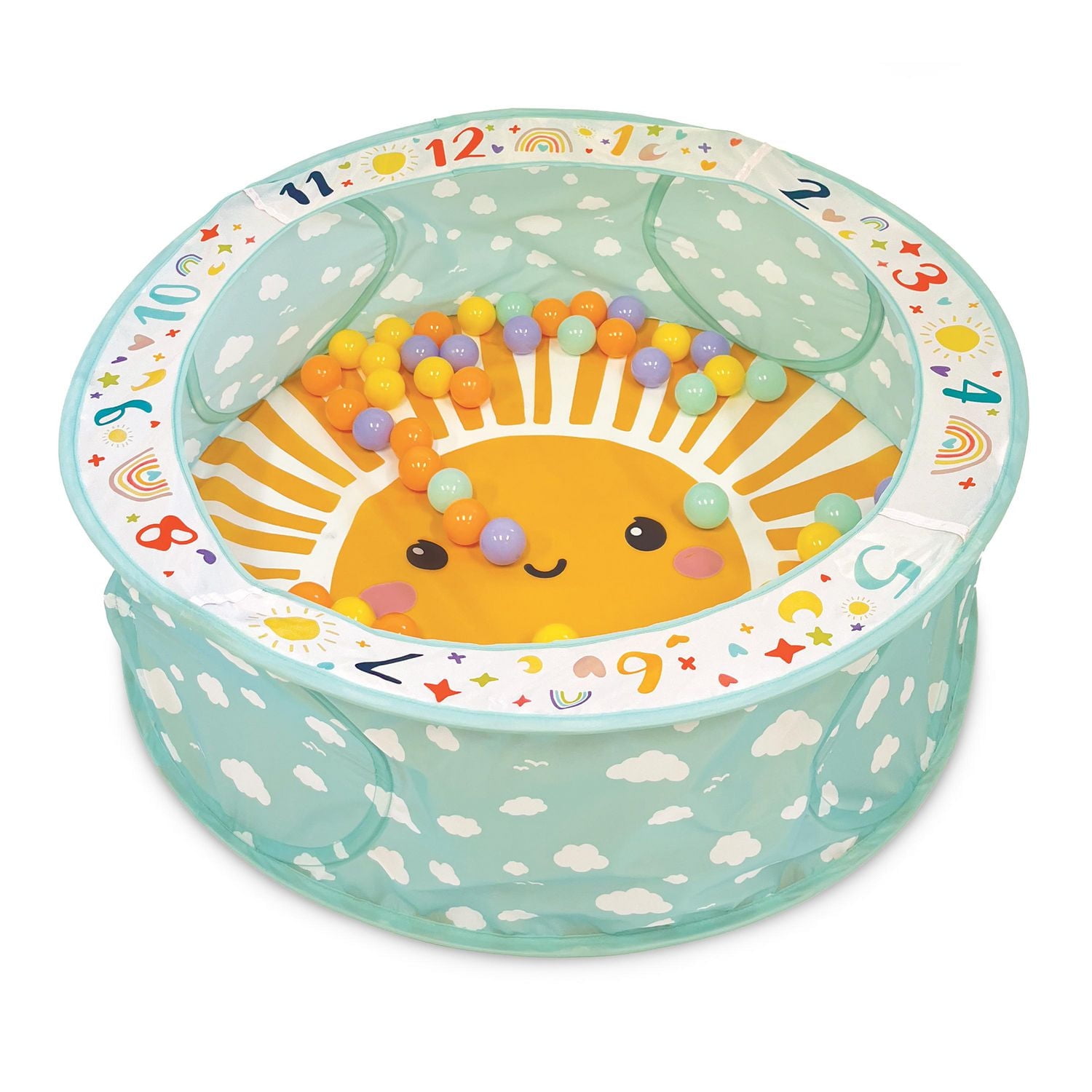 Pop-Up Ball Pit, Play gym with 50 balls