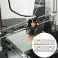 thumbnail image 1 of UPOUART 10Pack Simple Structure T-Slot Nuts Gaskets Silver for Printer Parts, 1 of 8