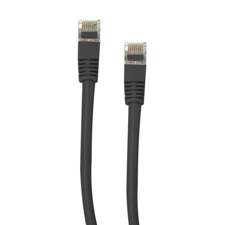 Shielded Cat5E Black Ethernet Cable  Snagless - Molded Boot  50 Foot price history on PriceWatchPro