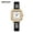 Leather _ black rose gold, variant on Leather Watch for Women Waterproof Fashion Steel Strap Small Dial Simple Quartz Square Watch