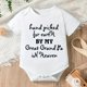 thumbnail image 1 of Newborn Summer Cotton Romper - Funny Letter Graphic Baby Boys & Girls Jumpsuit - Infant Clothing, 1 of 5