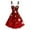 Multicolor10, variant on Simua Christmas Dresses for Women Vintage A-Line Strap Cocktail Dress Christmas Printed Xmas Party Swing Dress