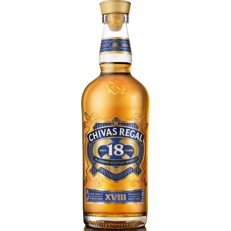 Chivas Regal 18 Year Old Blended Scotch Whisky, 750 ml Bottle, 40% ABV