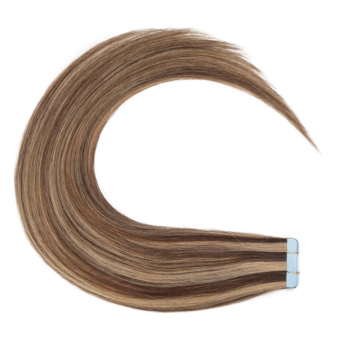SEGO Tape in Hair Extensions 100% Real Remy Human Hair Long Straight Gold Hair Acessories Clearance