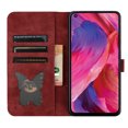 thumbnail image 3 of Compatible with OnePlus Nord N200 5G Embossed Butterfly Cat Wallet Case with Card Slots Kickstand Cover, 3 of 5