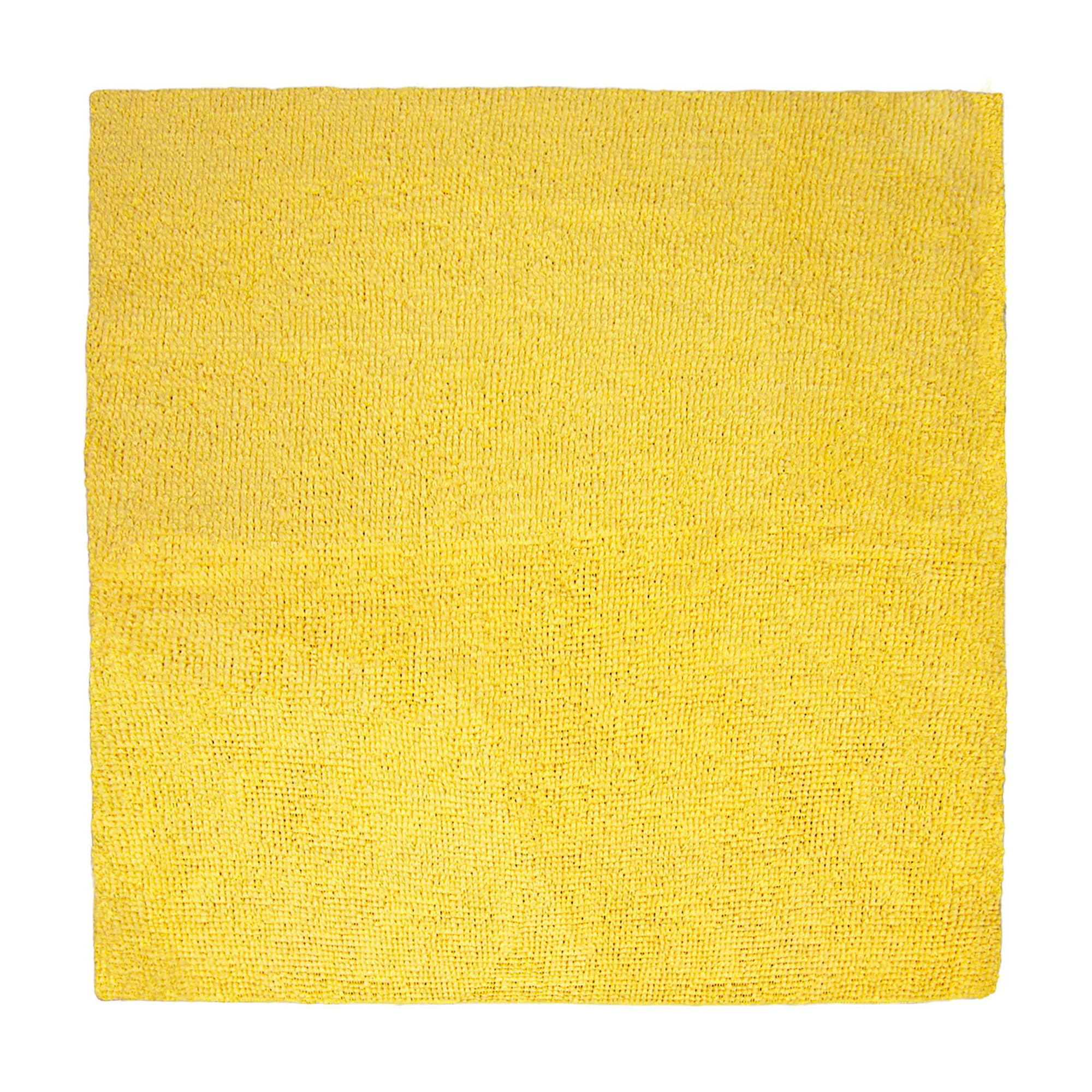 Eurow Microfiber Wipe and Clean Cloths 12" x 12" with Dispenser Box 50 Pack, Yellow