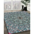 thumbnail image 2 of Ahgly Company Indoor Square Patterned Iron Gray PAT1778X Area Rugs, 5' Square, 2 of 6