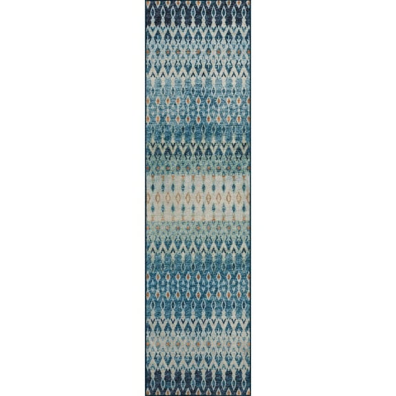 Dalyn Rug Company & Addison Rugs Brisbane BR1 Indigo 2'3" x 7'6" Runner Rug