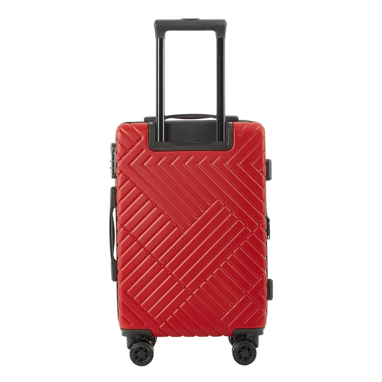 Kensie 3 Pc. Hardside Expandable Luggage Set, Red - Walmart.com