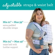 Infantino Flip 4-in-1 Convertible Baby Carrier, 4-Position, Unisex Baby, 8-32lbs, Plaid