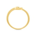 thumbnail image 5 of Beautiful Engagement Wedding Knot Ring 14K Yellow Gold Plated 925 Sterling Silver Ring Size 10, 5 of 7