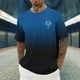 thumbnail image 1 of Tops para hombre, blusas y camisas de cuello redondo y manga corta para hombre, blusas casuales de moda para hombre, blusas deportivas de cuello redondo y manga corta, blusas de poliéster para hombre, 1 of 4