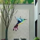 thumbnail image 5 of Estatua de colibrí de metal para pared, ideal para sala de estar, jardín y dormitorio. Azul, 5 of 9