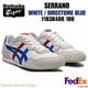 thumbnail image 1 of Onitsuka & Tiger SERRANO WHITE / DIRECTOIRE BLUE 1183B400 100 UNISEX NEW! F/S, 1 of 6