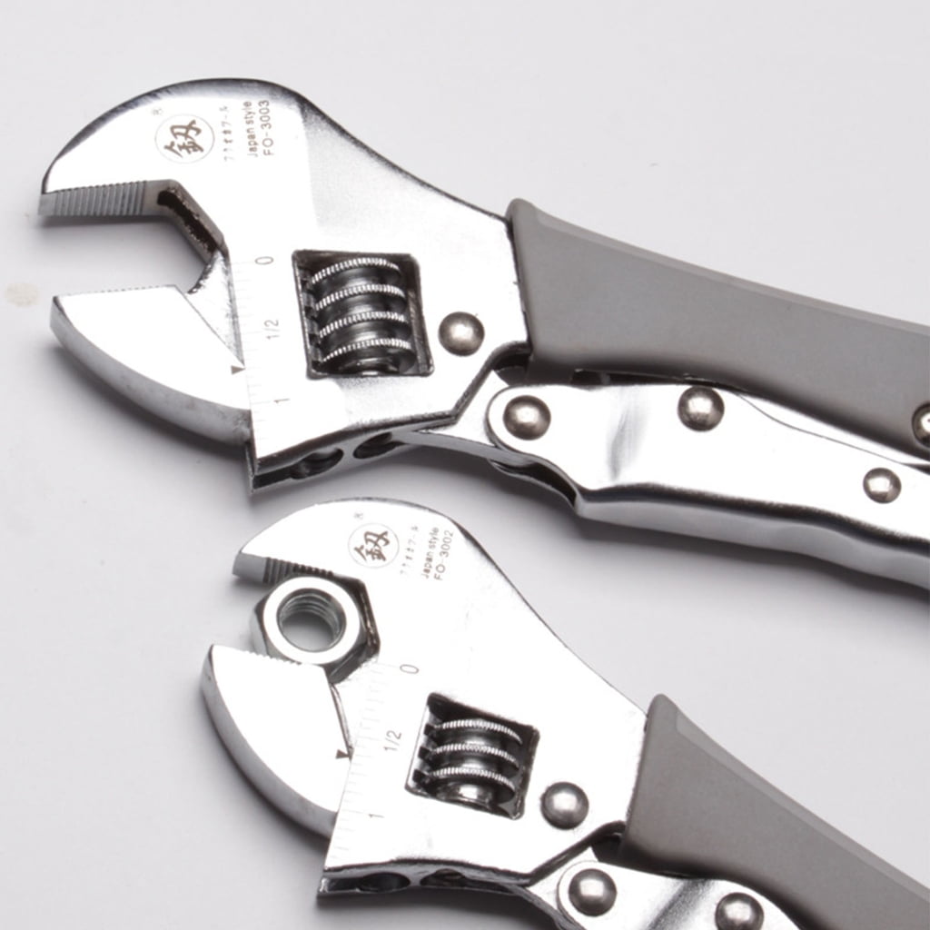 10inch Professional DIY Universal Adjustable Wrench Multi-function Long Handle Large Open Monkey Spanner Hand Tools