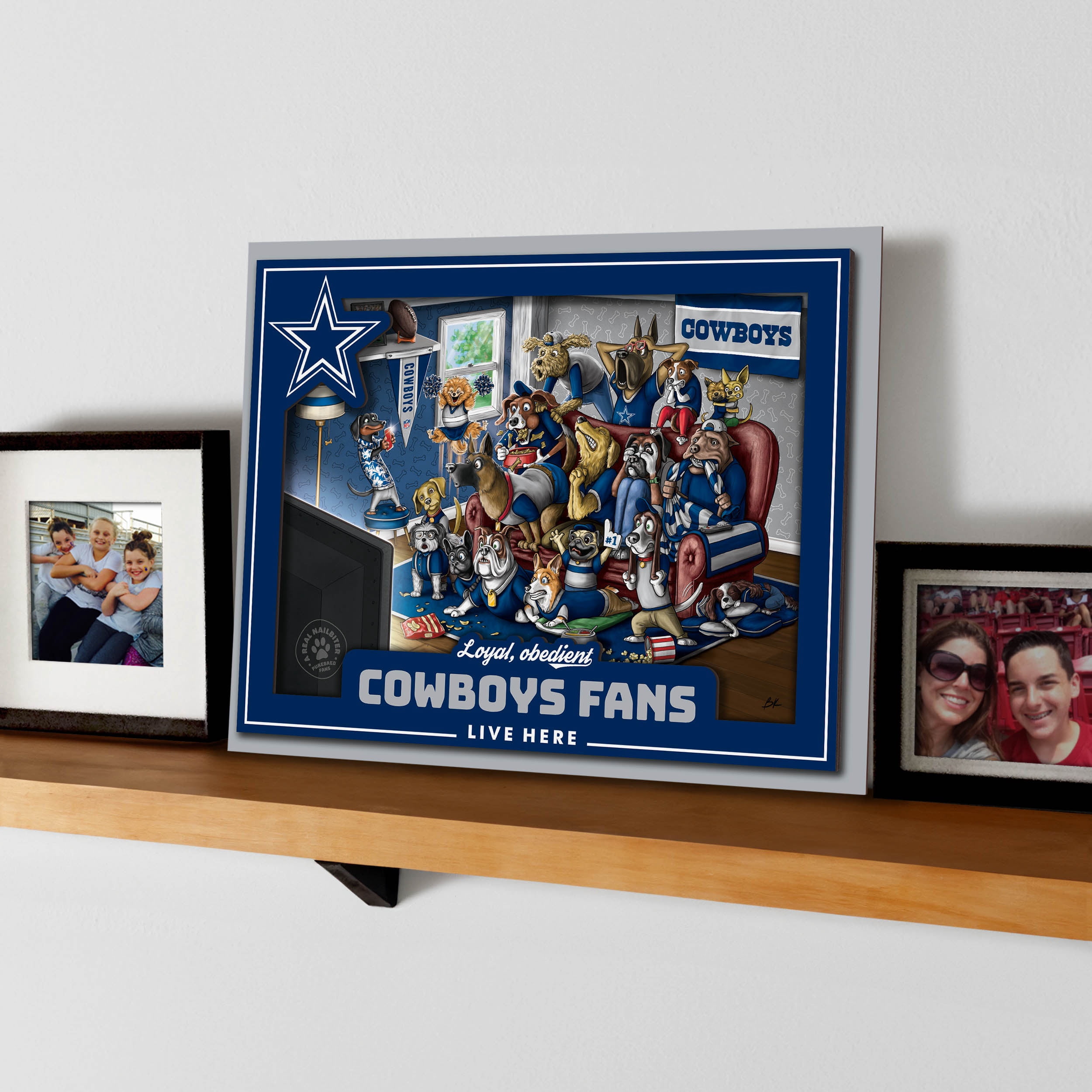 YouTheFan NFL Dallas Cowboys Purebred Fans Wall Art