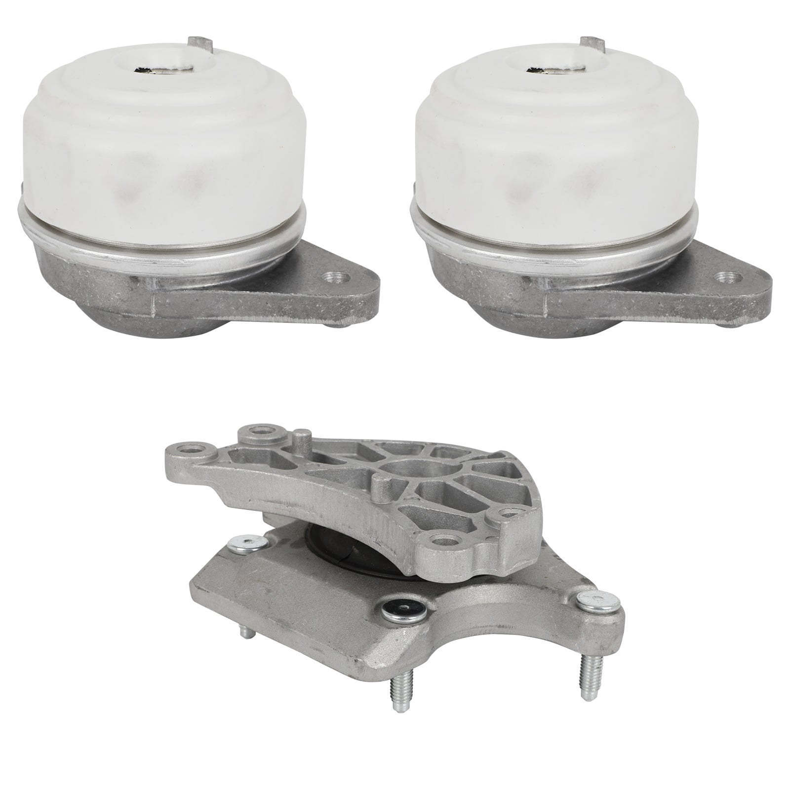 ECCPP Engine Motor Mount Transmission Mount Set Fit For Mercedes-Benz C300 2008-2012, C350 2008-2011, GLK350 2010-2012, 3.0L 3.5L, AWD Automatic Transmission, Replace 2042401517 A4063 A4074