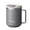 Gray, variant on Insulated Coffee Mug with Lid, Travel Coffee Mug with Lid, Insulated Tumbler with Handle, Premium Thermal Travel Coffee Mug for Ice, Water, Tea for Home, Office - White