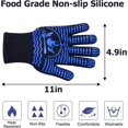 thumbnail image 3 of Guantes Resistentes al Calor para BBQ Recoty, Manoplas de Silicona para Horno de 28 cm, 3 of 7