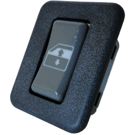 GMC Suburban Rear Passenger Power Window Switch 1996-2000 (Blue Bezel) (1996 1997 1998 1999 2000) (electric control panel lock button auto driver passenger door)