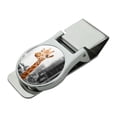 thumbnail image 1 of Giraffe in Taxi Satin Chrome Plated Metal Money Clip, 1 of 4