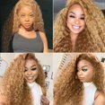 thumbnail image 2 of Hair Bundles LadrXadr Cabello humano rubio, rizado y rizado #27, 2 of 7