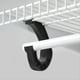 thumbnail image 2 of 10 Piezas de Soporte para Barra de Armario Colgante, Soporte para Barra de Estante de Armario, Soportes de Armario en Forma de J para Colgar Ropa y Guardarropas, 2 of 5