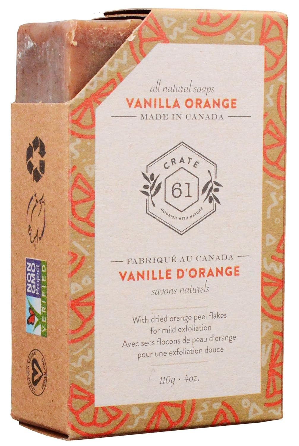  Organic Handmade Orange Soap for All Skin Types With Premium  Essential Oils - 4oz / 110 gr : Handmade Products