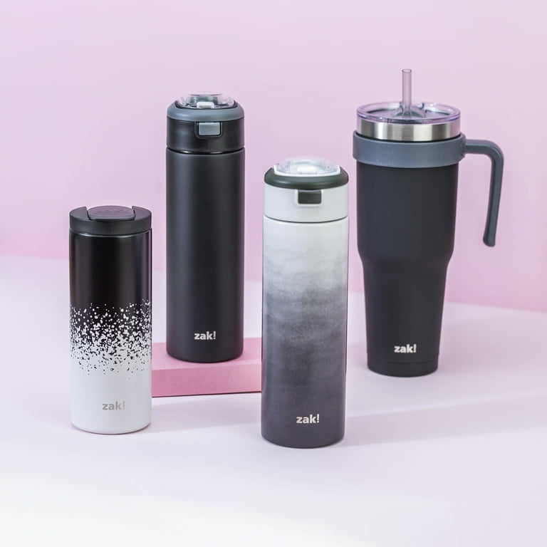 Zak Designs 40 Ounce Antimicrobial Stainless Steel Water Bottle