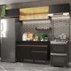 thumbnail image 2 of Madesa Gabinete de Cocina Integral Compacta 260 cm Reims Negro 03, 2 of 7
