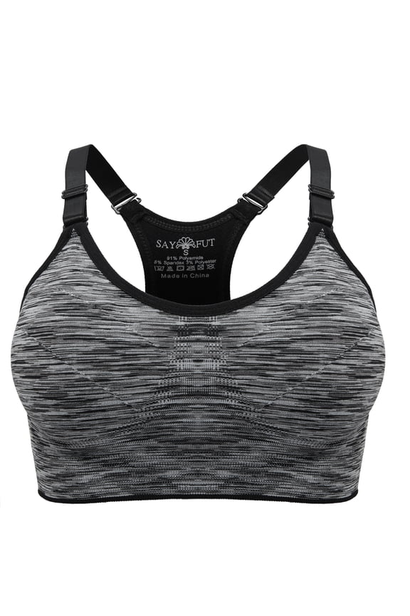 Sports Bra for Women Y Shape Back Medium Support Yoga Bra with Removable Cups For Yoga Pilates Jogging Running Cycling