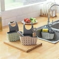 thumbnail image 4 of Sink Draining Hanging Basket Adjustable Kitchen Accessories Rubber Sink Bag Soap Sponge Shelf Faucet Holder for Bathroom 1PC, 4 of 10