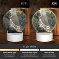 thumbnail image 3 of Naloa Forest Meditating White Tiger Acrylic LED Night Light Custom LED Lights Personalized Nightlight Customized Gifts for Family Couples Friends, 3 of 9