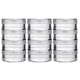 thumbnail image 1 of 3 juegos de tarros pequeños para crema, tarros redondos para crema facial, botellas transparentes para almacenar crema, cajas de viaje para almacenar crema., 1 of 7