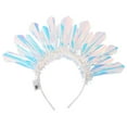 thumbnail image 3 of LED Headband Light Up Headband, Glow In The Dark Crown Hair Accessories for Women & Girls (Blue One Size), 3 of 5
